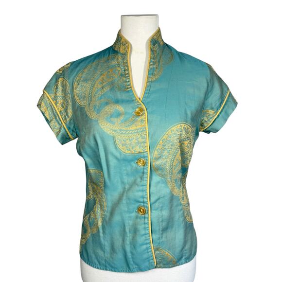 BedHead y2k Vintage Asian Kimono Inspired Robe + Two Piece Pajama Set - Picture 4 of 12